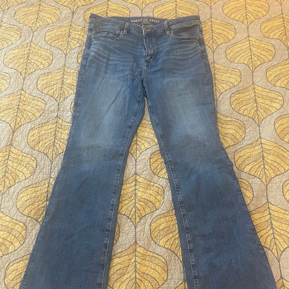 American Eagle Kick Boot Stretch Denim 14 Regular